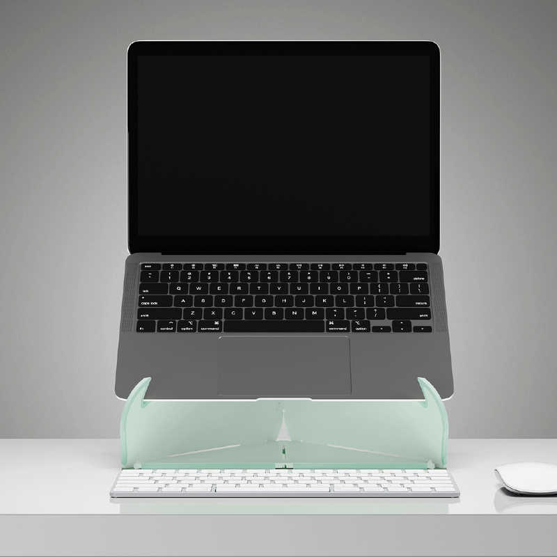 COLEBROOKBOSSONSAUND COLEBROOKBOSSONSAUND ノートパソコンスタンド [11~16インチ] 折りたたみ式 Oripura Laptop Stand ミントグリーン CBSORIPURAMINTGREEN CBSORIPURAMINTGREEN