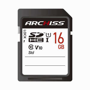 ARCHISS アーキス SDHCカード Standard (Class10/16GB) AS-016GSD-SU1 ARCHISS アーキス SDHCカード Standard (Class10/16GB) AS-016GSD-SU1