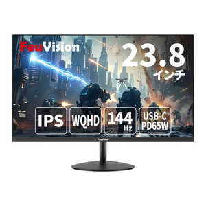 FEUVISION �t���f�B�X�v���C �mWQHD(2560×1440) / ���C�h�n �u���b�N EW-FSID24CQ0EI