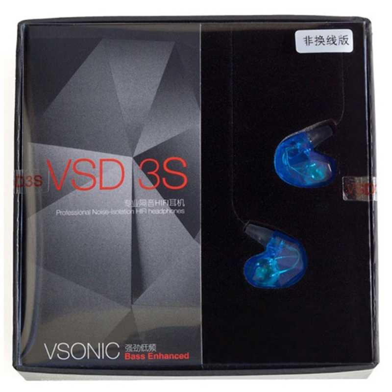 VSONIC VSONIC イヤホン カナル型 クリスタルブルー [φ3.5mm ミニプラグ] VSD3S VSD3S