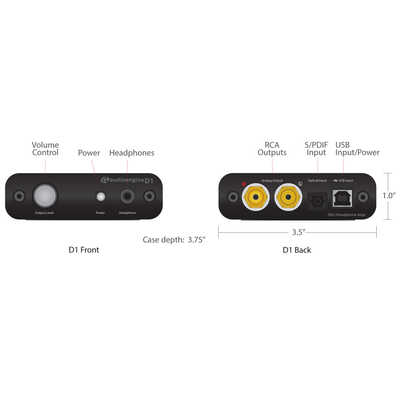 AUDIOENGINE D1 24BIT DAC/ヘッドホンアンプ D1/AMP [ハイレゾ