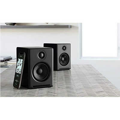 AUDIOENGINE Bluetoothスピーカー サテン・ブラックペイント