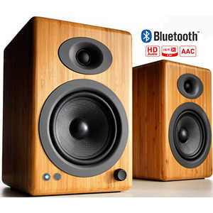 AUDIOENGINE Bluetoothスピーカー ソリッド・バンブー A5+BTN AUDIOENGINE Bluetoothスピーカー ソリッド・バンブー A5+BTN