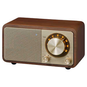 ＜コジマ＞ SANGEAN(サンジーン) FMラジオ対応 ブルートゥーススピーカー ウォールナット ウォールナット WR301