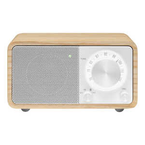 SANGEAN FMラジオ対応 ブルートゥーススピーカー ホワイトオーク＋パールホワイト WR-301