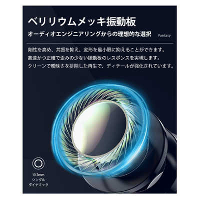 カイン イヤホン カナル型 Fantasy シルバー [φ3.5mm ミニプラグ] YD01