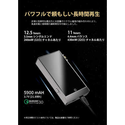 カイン ハイレゾポータブルプレーヤー チタニウム・リミテッド