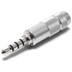 オヤイデ電気 3.5mm4極ミニプラグ(ロジウムメッキ) P-3.5/4SR オヤイデ電気 3.5mm4極ミニプラグ(ロジウムメッキ) P-3.5/4SR