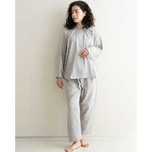 リオグループ ラグランフレアスリーピングウェア グレー 