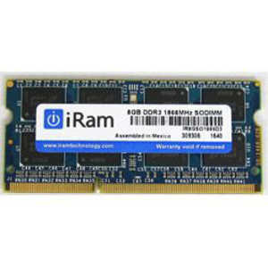 IRAM 増設メモリ iMac Late2015 27インチ用 [SO-DIMM DDR3 /8GB /1枚]｢バルク品｣ IR8GSO1866D3