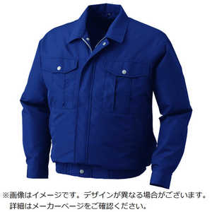 空調服 空調服　ポリエステル製ワーク空調服　ウェアのみ　ネイビー　M  KU90540C03S2