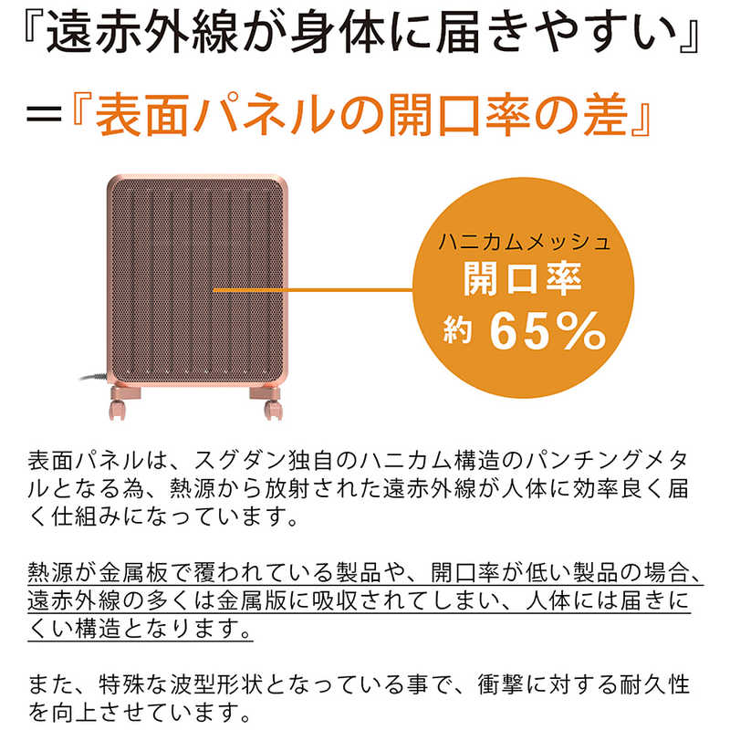 エムテック エムテック ケノンヒｰタｰ スグダン ケノンヒｰタｰ ピンクゴｰルド KH358-02-PG KH358-02-PG