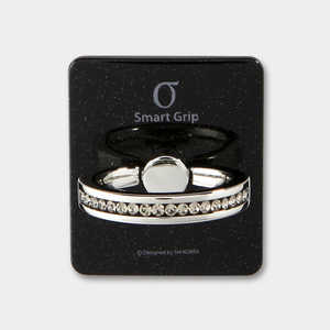 ビジョンネット 〔スマホリング〕Smart Grip Tiny Ring Glitter Black SMGTRGB(グリ
