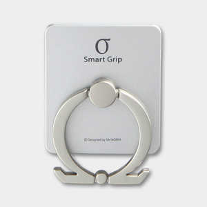 ビジョンネット 〔スマホリング〕Smart Grip Ω Ring Silver SMGOMSV(シルハ
