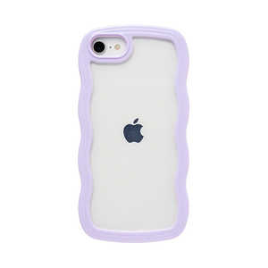 HAMEE iPhone SE 第3世代/第2世代/8/7専用 ULTRA FINE Wavy Frame iPhoneケース ラベンダー 661-0537-053699