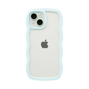 HAMEE ［iPhone 15/14/13専用］ULTRA FINE Wavy Frame iPhoneケース ミント 661-054382