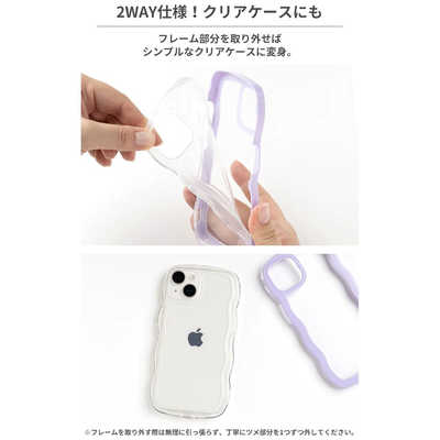 HAMEE ［iPhone 15 Pro専用］ULTRA FINE Wavy Frame iPhone