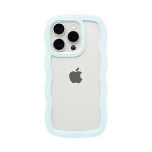HAMEE miPhone 15 PropnULTRA FINE Wavy Frame iPhoneP[X ~g 661-054443