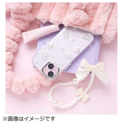 HAMEE ［iPhone 16専用］PHONEAR リボンiPhoneケース パール 661