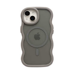 HAMEE miPhone 15/14/13pnPHONEAR MagSafeΉ Ȃ݂Ȃ݃}bgP[X O[ 661-057246