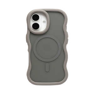 HAMEE miPhone 16pnPHONEAR MagSafeΉ Ȃ݂Ȃ݃}bgP[X O[ 661-057284
