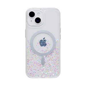 HAMEE miPhone 15/14/13pnPHONEAR twinkle MagsafeΉ Ob^[iPhoneP[X Of[V/I[ IP1513TWKLGLTGAU