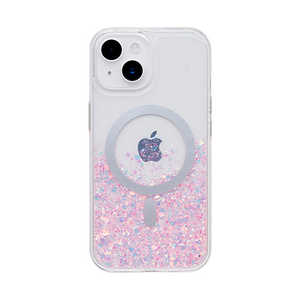 HAMEE miPhone 15/14/13pnPHONEAR twinkle MagsafeΉ Ob^[iPhoneP[X Of[V/sN IP1513TWKLGLTGPK