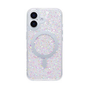 HAMEE miPhone 16pnPHONEAR twinkle MagsafeΉ Ob^[iPhoneP[X I[ IP16TWKLGLTAU