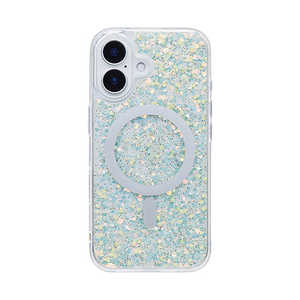 HAMEE miPhone 16pnPHONEAR twinkle MagsafeΉ Ob^[iPhoneP[X CG[O[ IP16TWKLGLTYGR