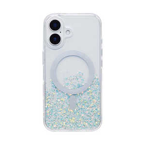 HAMEE miPhone 16pnPHONEAR twinkle MagsafeΉ Ob^[iPhoneP[X Of[V/CG[O[ IP16TWKLGLTGYGR