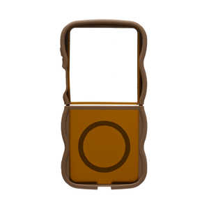 HAMEE mGalaxy Z Flip7pnPHONEAR MagSafeΉ Ȃ݂Ȃ݃}bgP[X uE 661-0572-057611