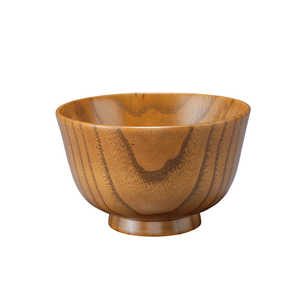 若兆 汁椀 木製 300ml 羽反汁椀 漆 天然木 食器 シルワンモクセイ300MLワハ
