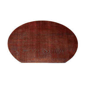 若兆 半月膳 36×32cm 漆塗り 天然木 ランチョンマット ハンツキゼン36カケル32C