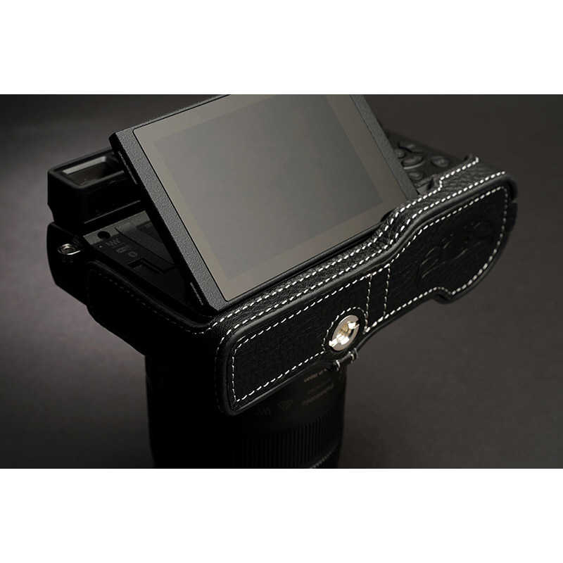 YAMEITECHNOLOGY YAMEITECHNOLOGY パナソニック GX7MK3(GX9)用革製カメラボディケース TB06GX9BK ブラック TB06GX9BK ブラック