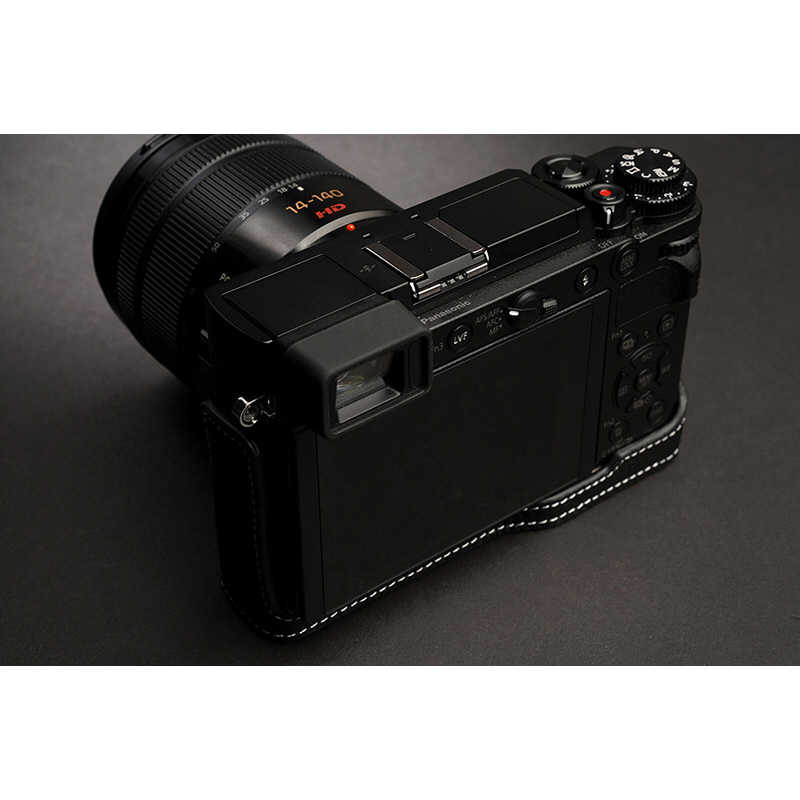 YAMEITECHNOLOGY YAMEITECHNOLOGY パナソニック GX7MK3(GX9)用革製カメラボディケース TB06GX9BK ブラック TB06GX9BK ブラック