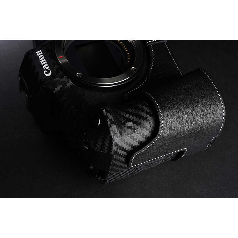 YAMEITECHNOLOGY YAMEITECHNOLOGY キヤノン EOS R用革製カメラボディケース TB06EOSRBK ブラック TB06EOSRBK ブラック