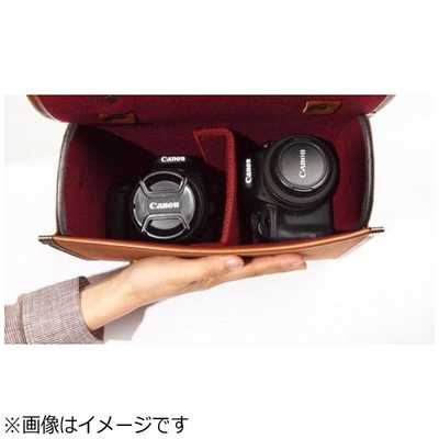 ELLYFACTORY プレッピー カメラバッグ ベーシック ビッグ(ネイビー
