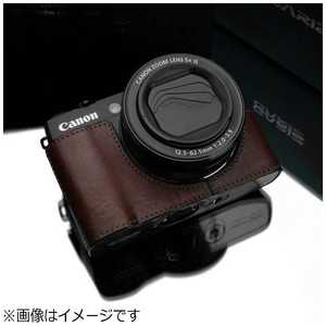 Kカンパニー 本革カメラケース(キヤノン PowerShot G1 X Mark II用)(ブラウン) XS-CHG1X2BR