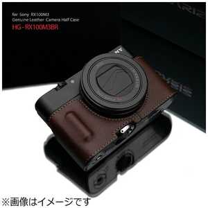 GARIZ 本革カメラケース (ソニー RX100MIII RX100MII RX100用)(ブラウン) HG-RX100M3BR GARIZ 本革カメラケース (ソニー RX100MIII RX100MII RX100用)(ブラウン) HG-RX100M3BR
