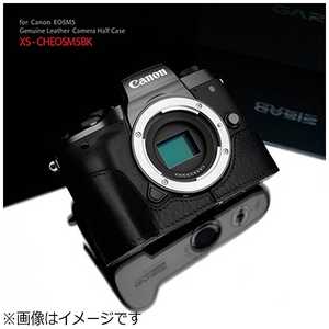 GRAIZ 本革カメラケース Canon EOS M5用 (ブラック) XSCHEOS5BK