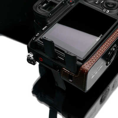 GARIZ SONY α9/α7R III/α7 III 兼用 本革カメラケース XS-CHA7M3BRO