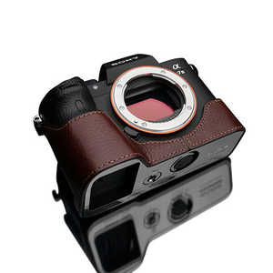 GARIZ SONY α9/α7R III/α7 III 兼用 本革カメラケース XS-CHA7M3BRO ブラウン