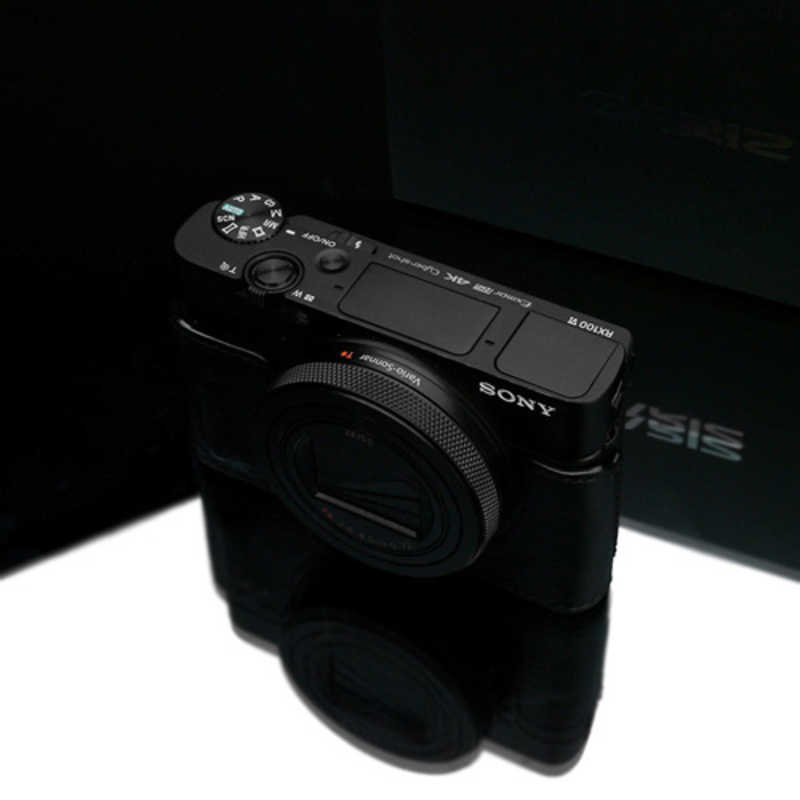GARIZ GARIZ GARIZ SONY RX100 VI (DSC-RX100M6) 用 本革カメラケース HG-RX100M6BLK ブラック HG-RX100M6BLK ブラック