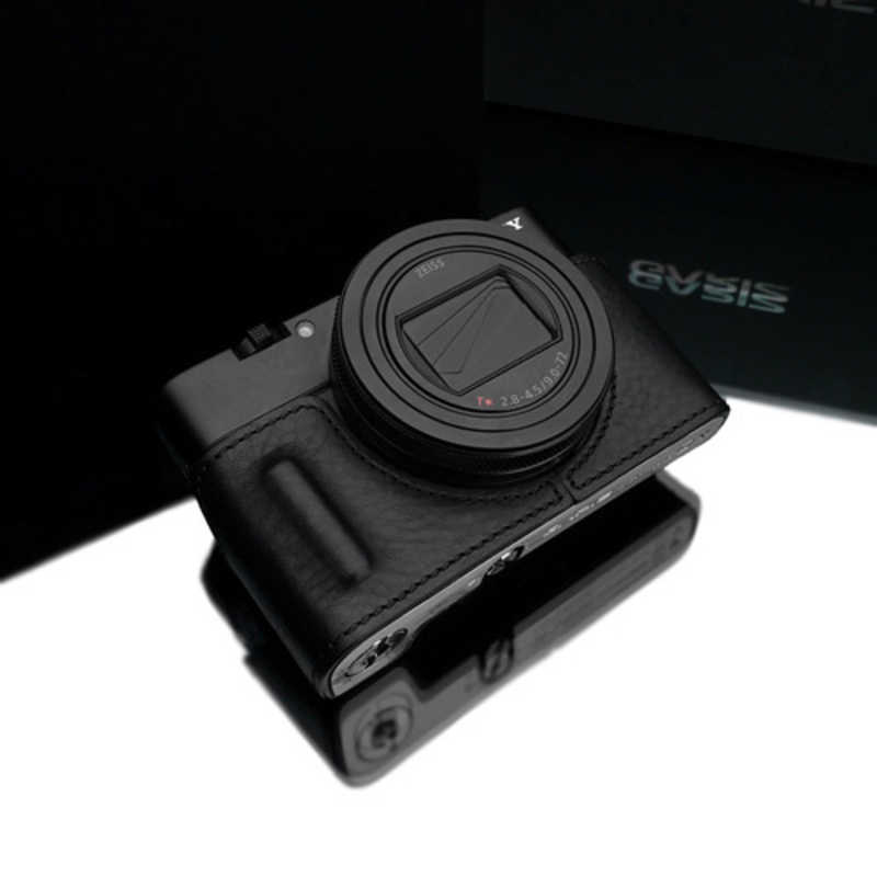 GARIZ GARIZ GARIZ SONY RX100 VI (DSC-RX100M6) 用 本革カメラケース HG-RX100M6BLK ブラック HG-RX100M6BLK ブラック