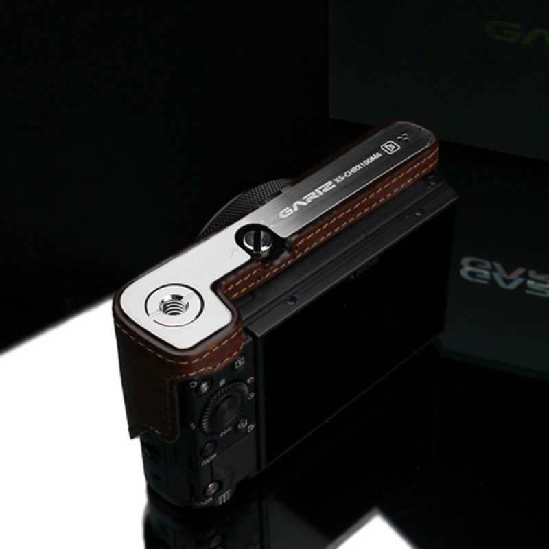 GARIZ GARIZ GARIZ SONY RX100 VI (DSC-RX100M6) 用 本革カメラケース HG-RX100M6BRN ブラウン HG-RX100M6BRN ブラウン