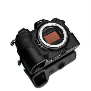 GARIZ GARIZ ゲリズ ニコンZ6/Z7用本革カメラハーフケース XS-CHZ6/7BK ブラック