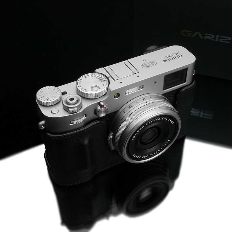 GRAIZ GRAIZ GARIZ FUJIFILM X100V用 本革カメラケース ブラック ブラック HG-X100VBK HG-X100VBK