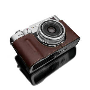 GARIZ GARIZ FUJIFILM X100V用 本革カメラケース ブラウン ブラウン HG-X100VBR