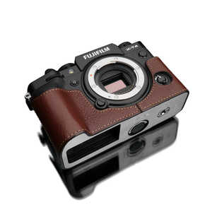 GARIZ X-T4用カメラケース (ブラウン) XS-CHXT4BR