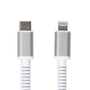 IY} mPDΉnmTypeC to LightningnOubVŒfɋ^tP[u 1m zCg m1m USB Power DeliveryΉn CDSTLSS100W